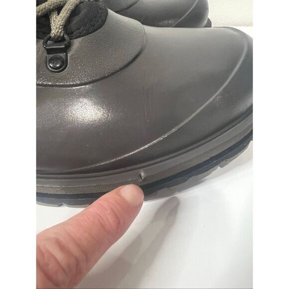 Barbour Men's Zed Hiker Cold Weather Boots Charcoal Gray Sz 11 - Picture 2 of 11